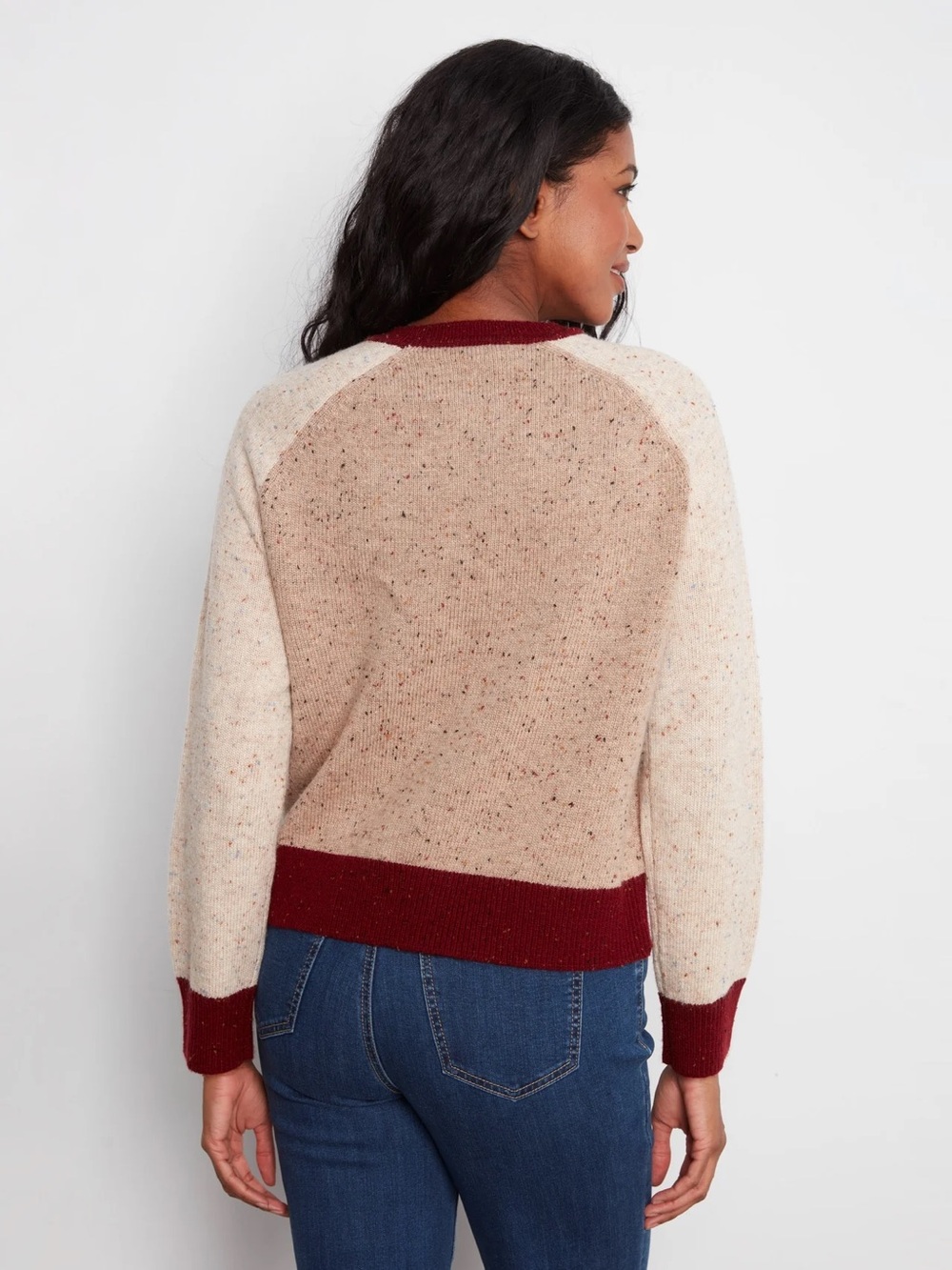 Color Block Knot Sweater - Picture 4 of 6